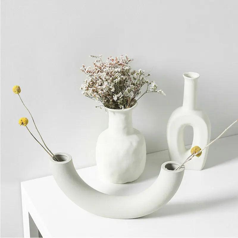 Scandinavian Matte Ceramic Vases in Nine Shapes