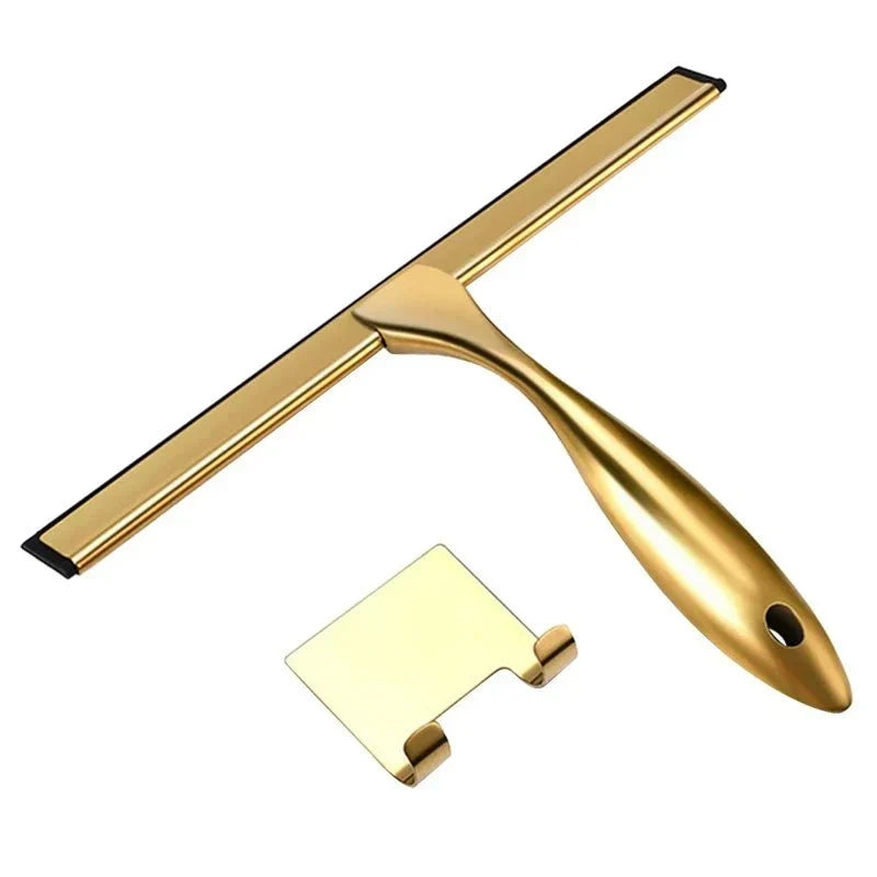 25 cm Stainless Steel Shower Squeegee with Wall Hook