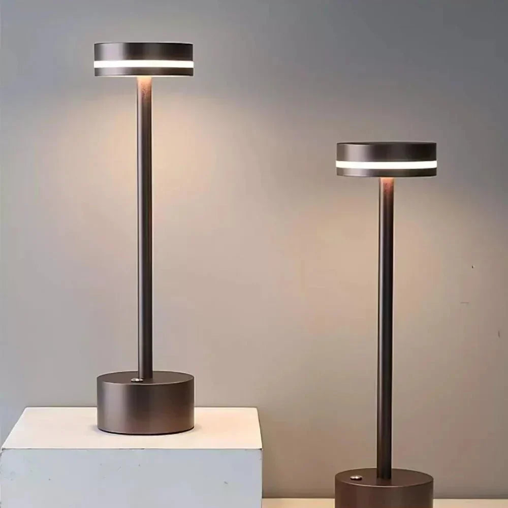 Cordless Rechargeable Table Lamp in Three Finishes