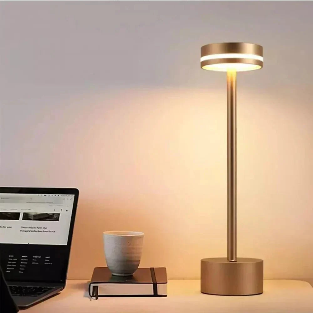 Cordless Rechargeable Table Lamp in Three Finishes