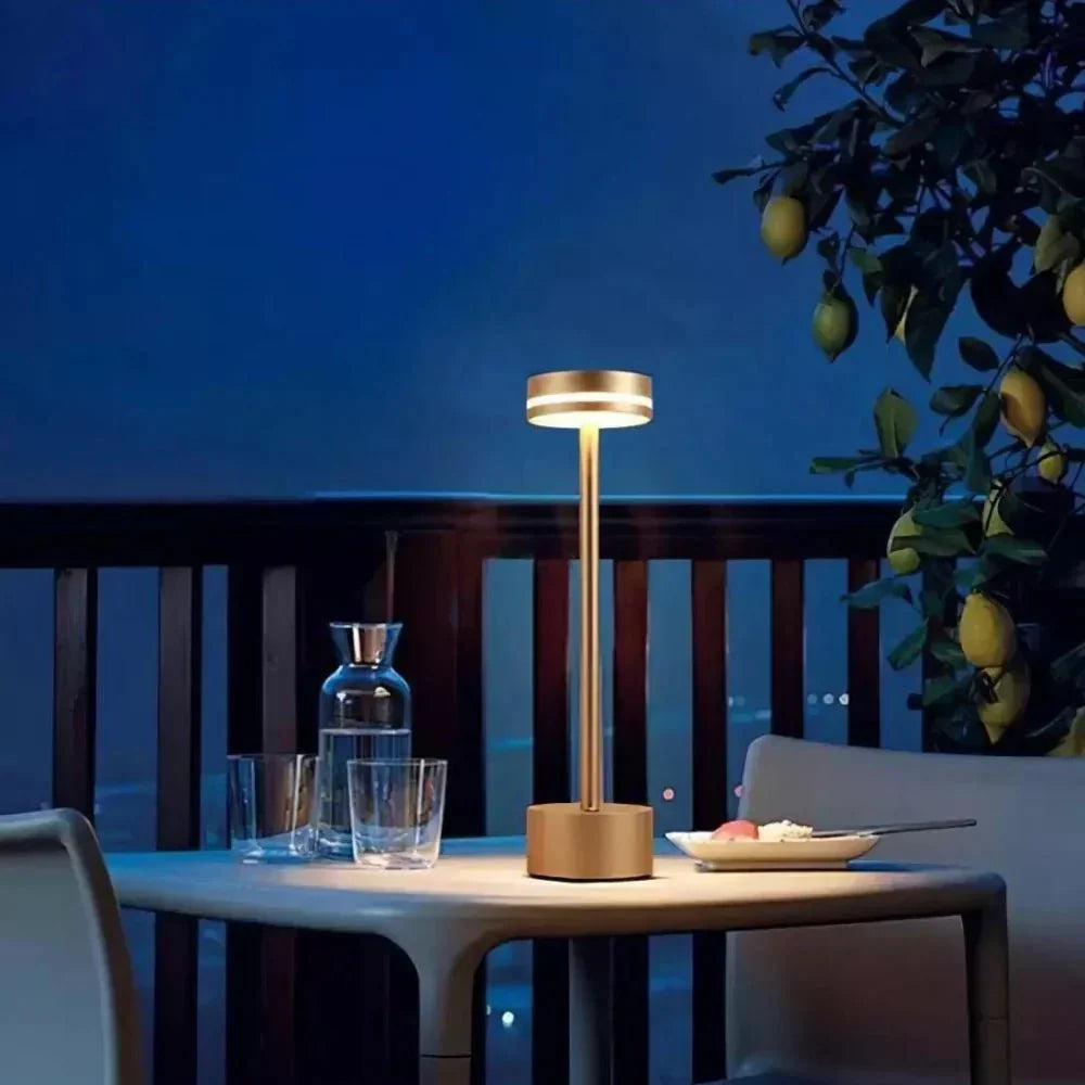 Cordless Rechargeable Table Lamp in Three Finishes