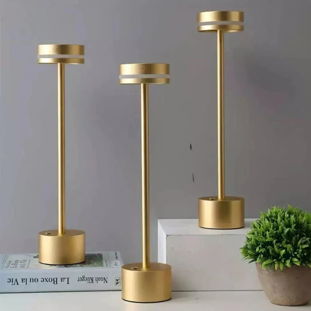 Cordless Rechargeable Table Lamp in Three Finishes