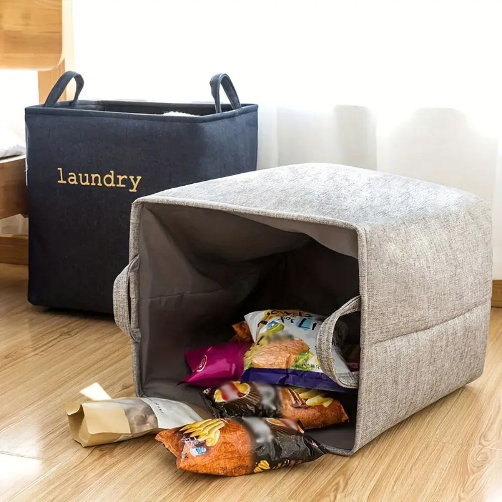 Foldable Fabric Laundry Hamper in Three Sizes