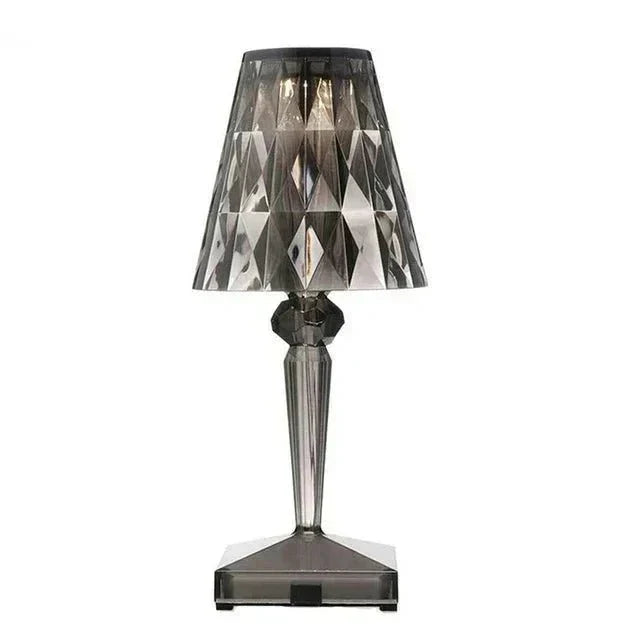 Faceted Acrylic Crystal Table Lamp