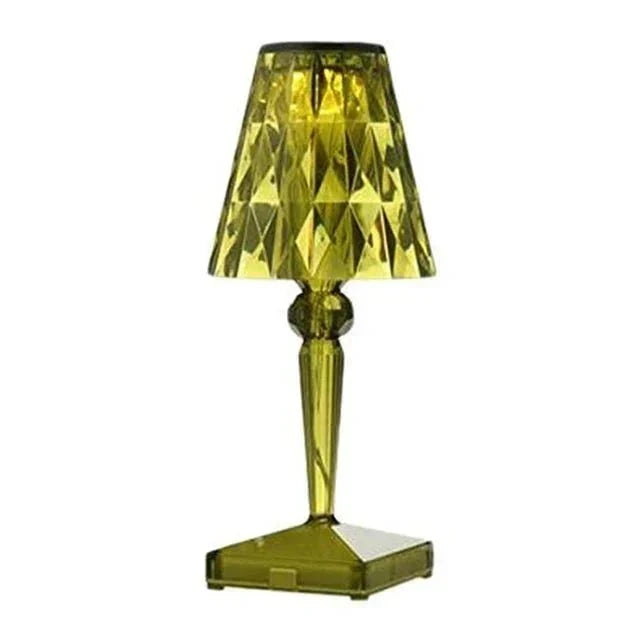 Faceted Acrylic Crystal Table Lamp