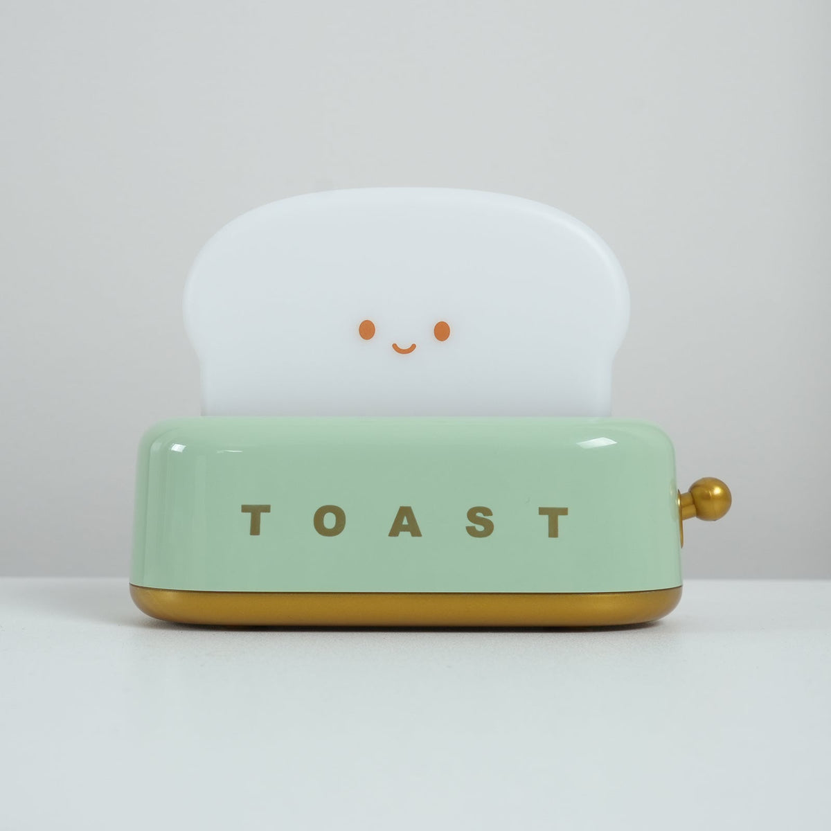 Toaster Lamp with Glowing Toast