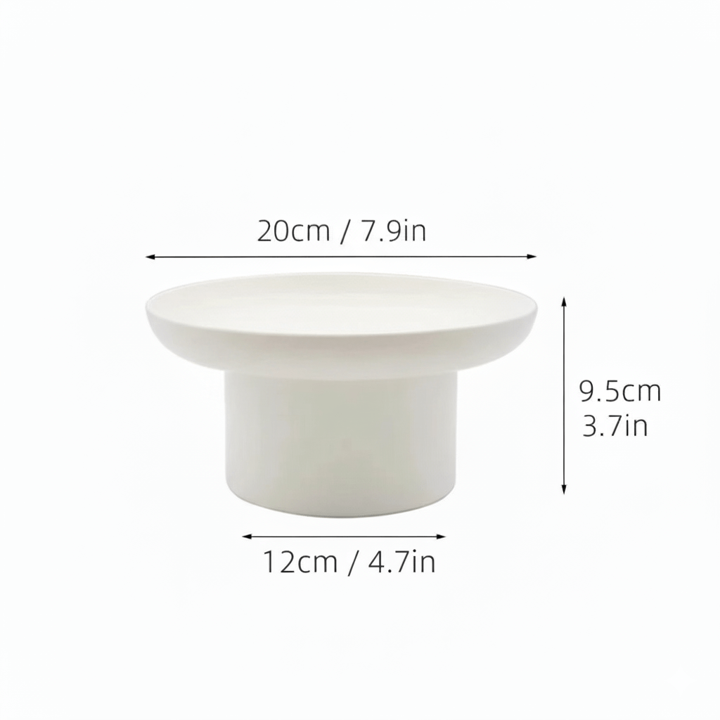 Acrylic Display Tray in Round or Rectangular Styles