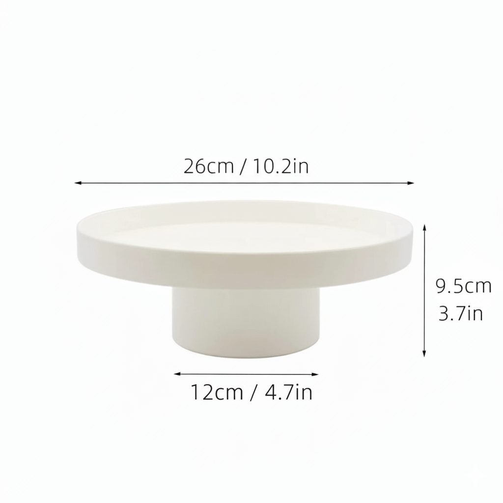 Acrylic Display Tray in Round or Rectangular Styles