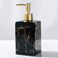 Black or White Marble-Effect Soap Dispenser