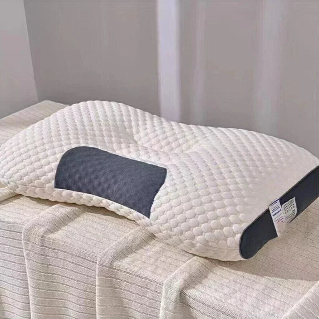 Two-Height Contoured Memory Foam Pillow