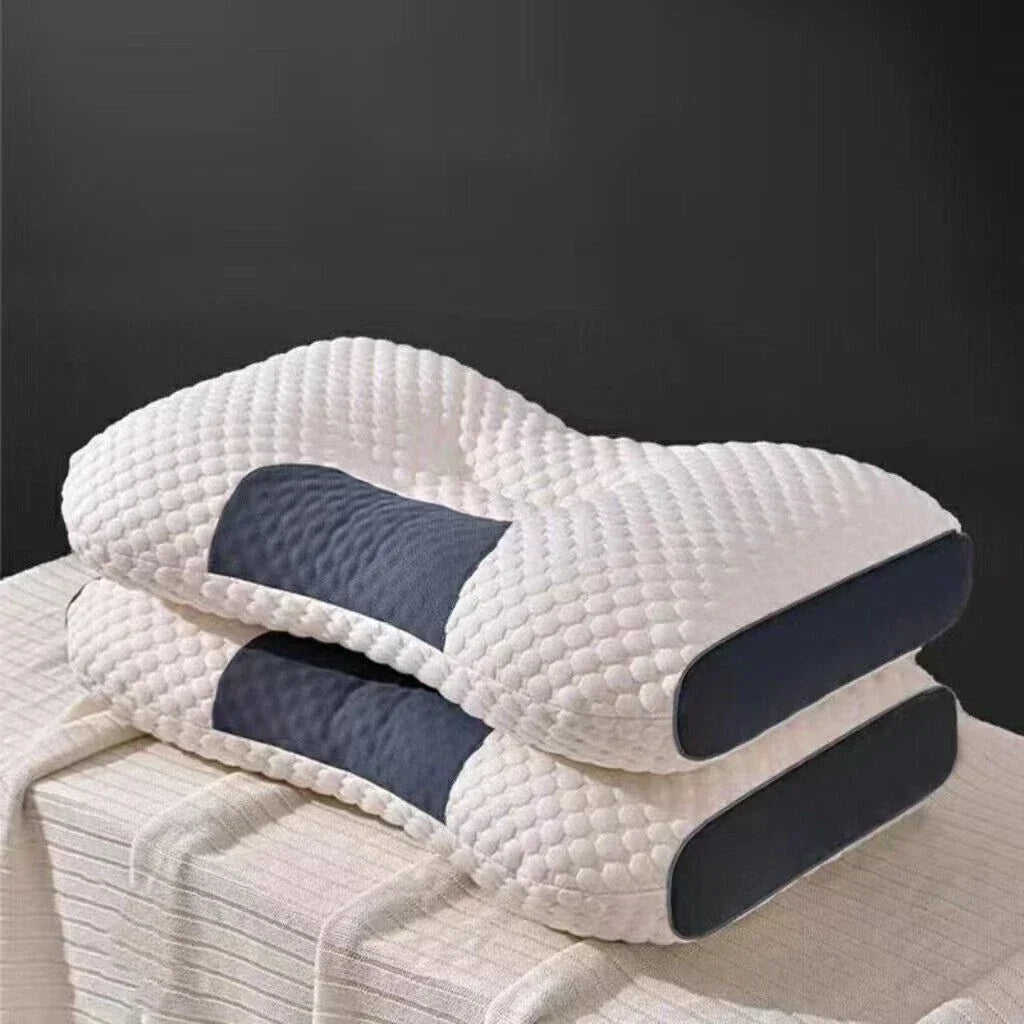 Two-Height Contoured Memory Foam Pillow