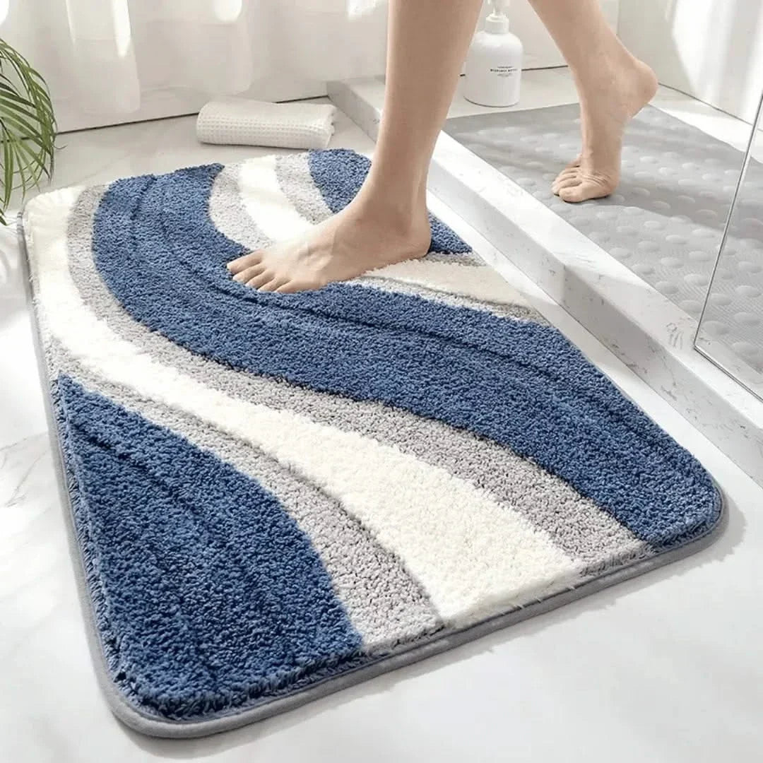 Soft Woven Bath Rug in Three Colorways